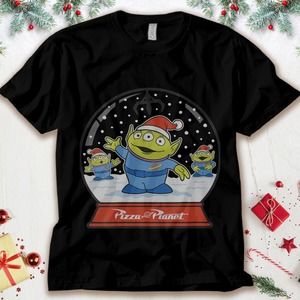 Disney Toy Story Alien Claw Snowglobe Christmas Unisex Adult T-shirt Kid Shirt